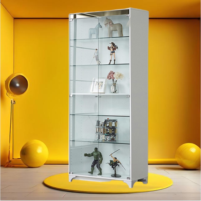 키큰 장식장 거실유리장식장 유리문진열장 800