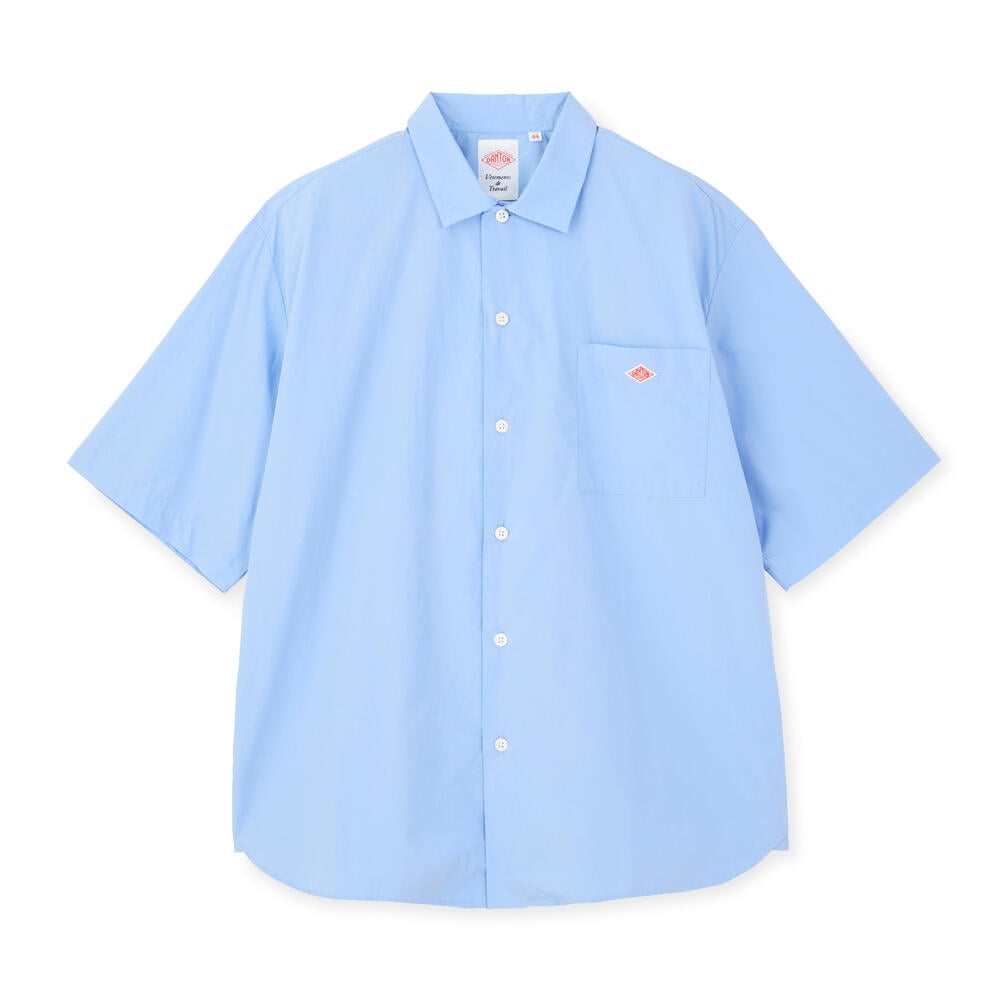 단톤 셔츠 MEN'S COTTON POPLIN WORK SHIRT 25SS 반팔 남방 DNB251M104-0006 - 메인 이미지