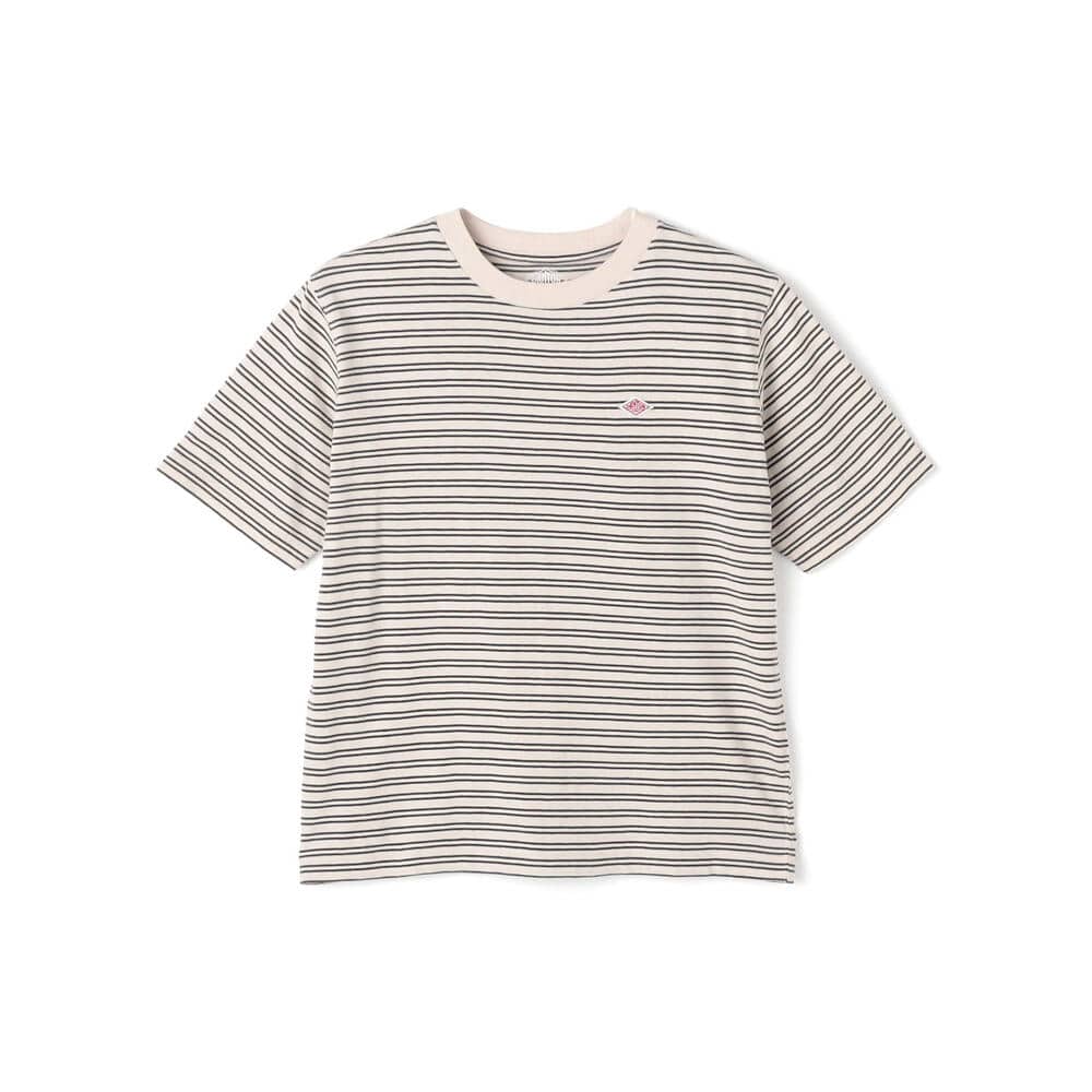 단톤 반팔티 WOMEN'S COTTON JERSEY SHORT T-SHIRT STRIPE 25SS 스트라이프 티셔츠 DNB251L103-0013 - 상세 이미지 2