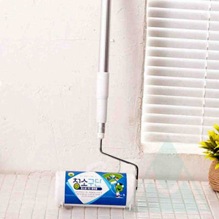 더굿샵협력사 올몰 롱핸들 청소롤러 3단분리 강아지털제거기 옷먼지제거