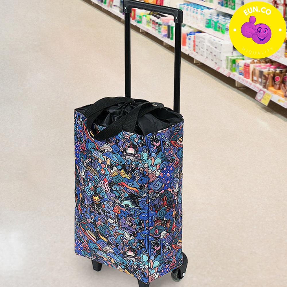 마트 장바구니 보온보냉 음식보관 접이식 쇼핑카트 주부 야채 고기 보관백