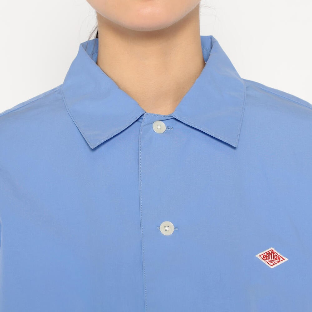 단톤 셔츠 WOMEN'S COTTON POPLIN HALF SLEEVE SHIRT 25SS 반팔 옆트임 DNB251L104-0008 - 상세 이미지 5