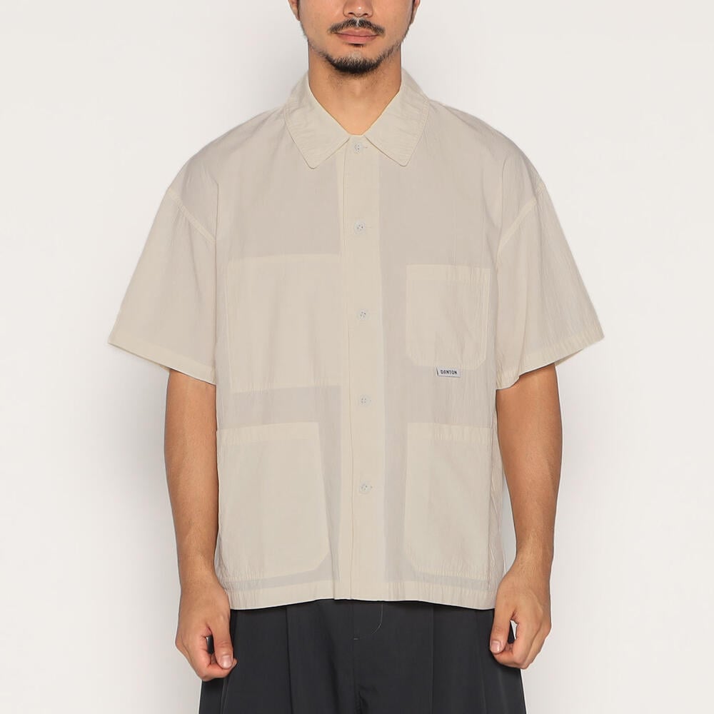 단톤 셔츠 MEN'S ORGANIC COTTON WASHER SHORT SLEEVE COVERALL SHIRT 25SS 반팔 DNB251M104-0020 - 상세 이미지 2