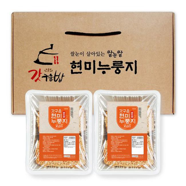 프레시데이 갓구운 쌀눈쌀 현미누룽지 선물세트 1호 1세트 1.08kg : 복댕이가족