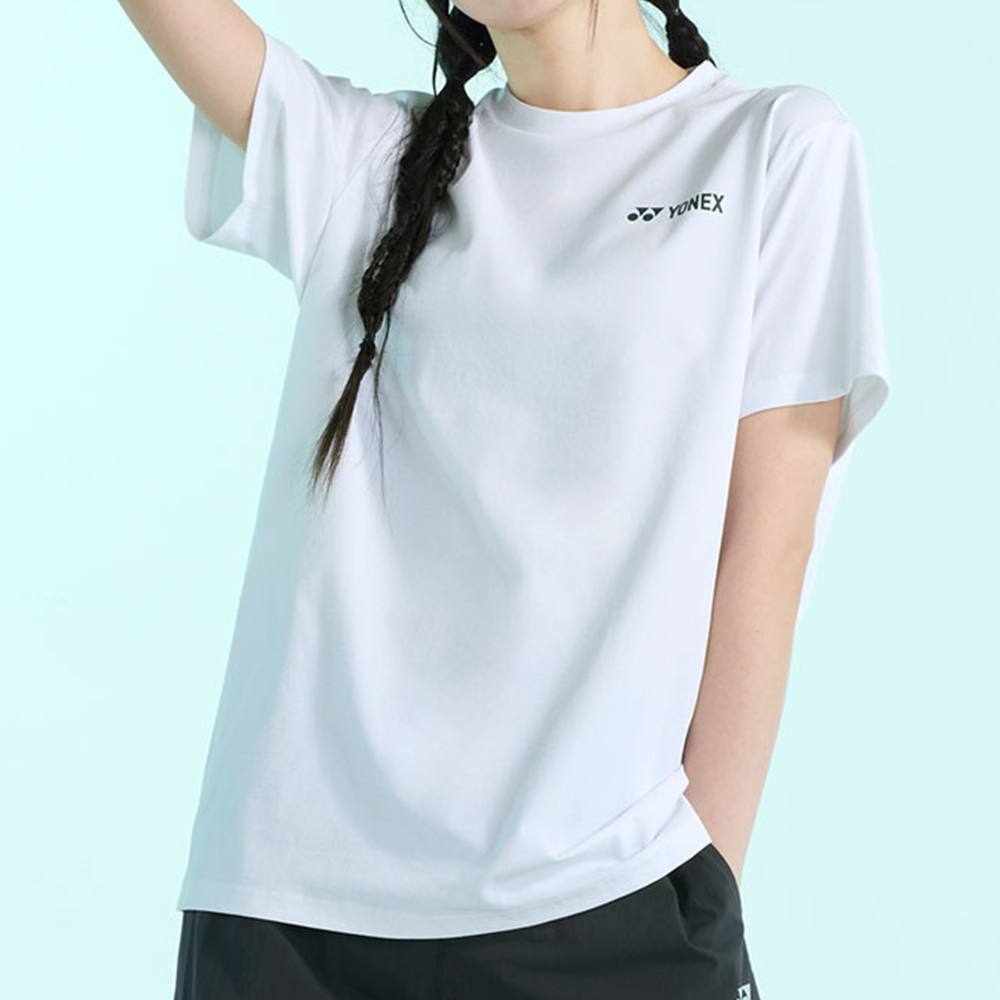 요넥스 반팔티 티셔츠 오버핏 테니스복 화이트 2025 이미지 6
