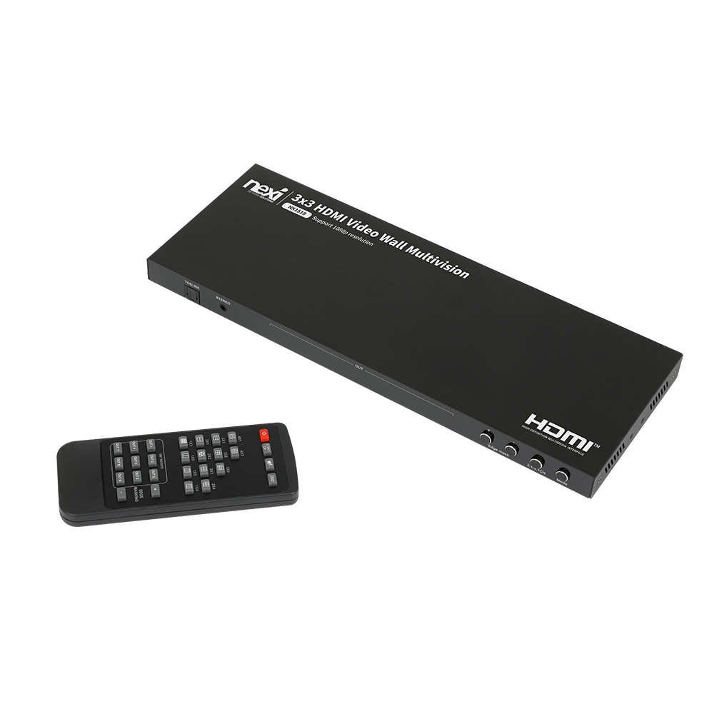 넥시 9포트 3x3 HDMI 분배기 화면 컨트롤러 비디오 월 멀티비전 - 상품 이미지
