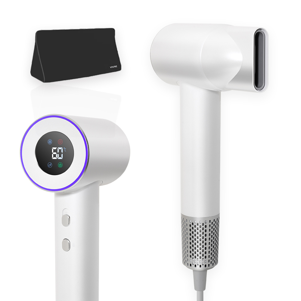 비브르 헤어 드라이기 BLDC 전문가용 음이온 초경량 LED 스마트 온도조절