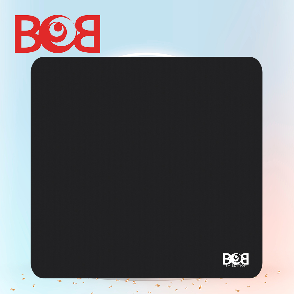 밥패드 BOB 게이밍 마우스패드 컴퓨터 대형 밸런스 블랙 레이저컷, SA에디션 일반 - 상품 이미지