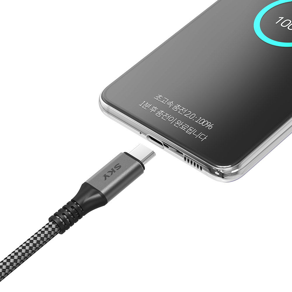 비트 썬더볼트4 호환 240W CtoC 고속 충전케이블 USB4 40Gbps 1.2m - 상세 이미지 5