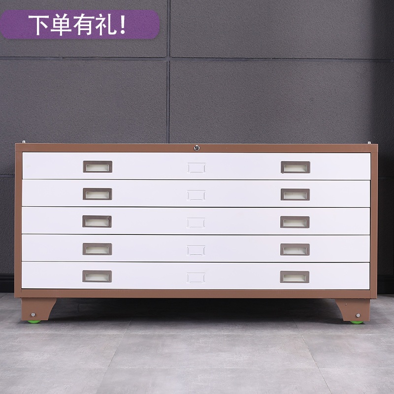 도면수납장 설계 서랍장 지류함 파일 정리대 건축 사무실 10드로어 1000x700x1200 1mm - 상세 이미지 4
