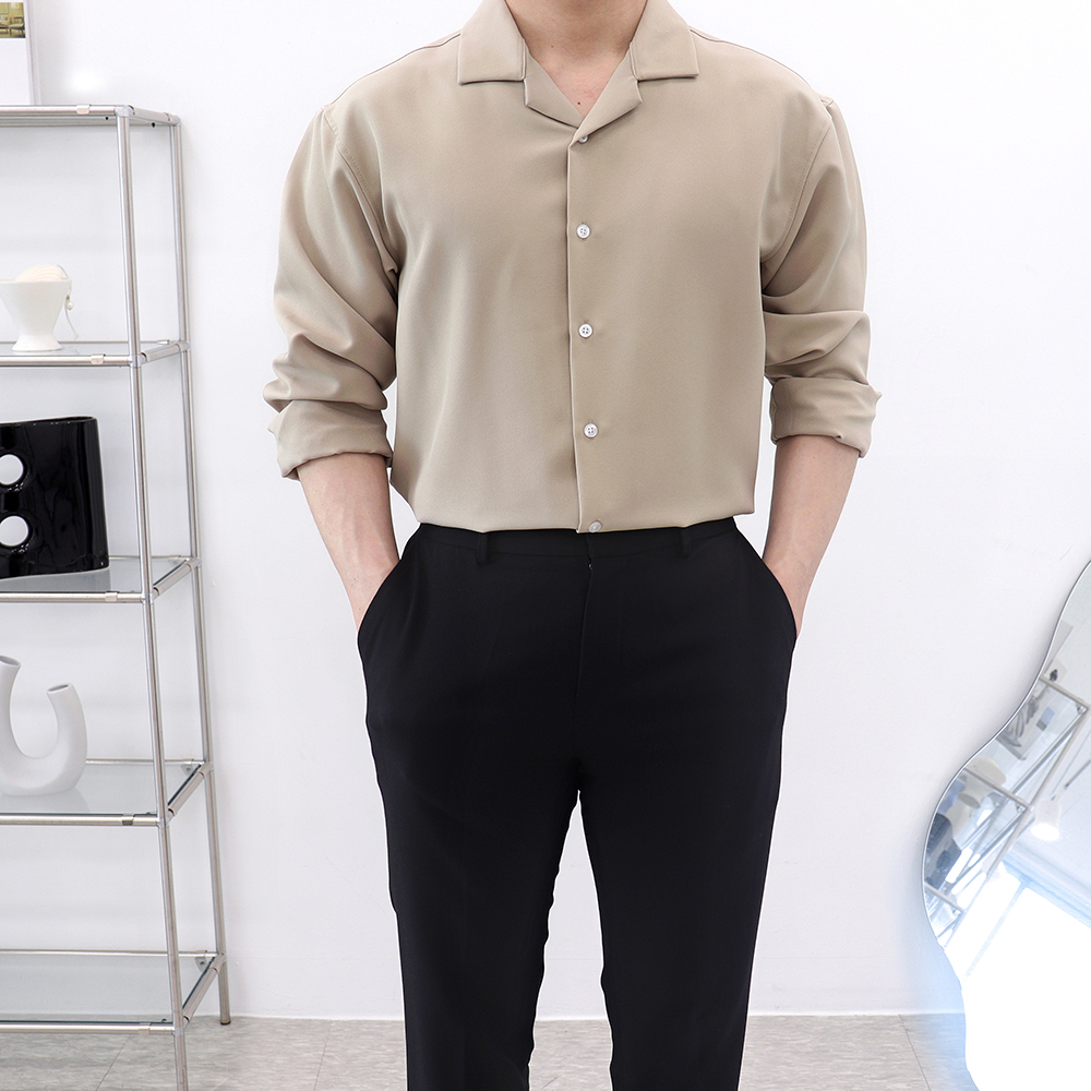 남자블랙셔츠 남성흰셔츠 스프라이트셔츠 이미지 7