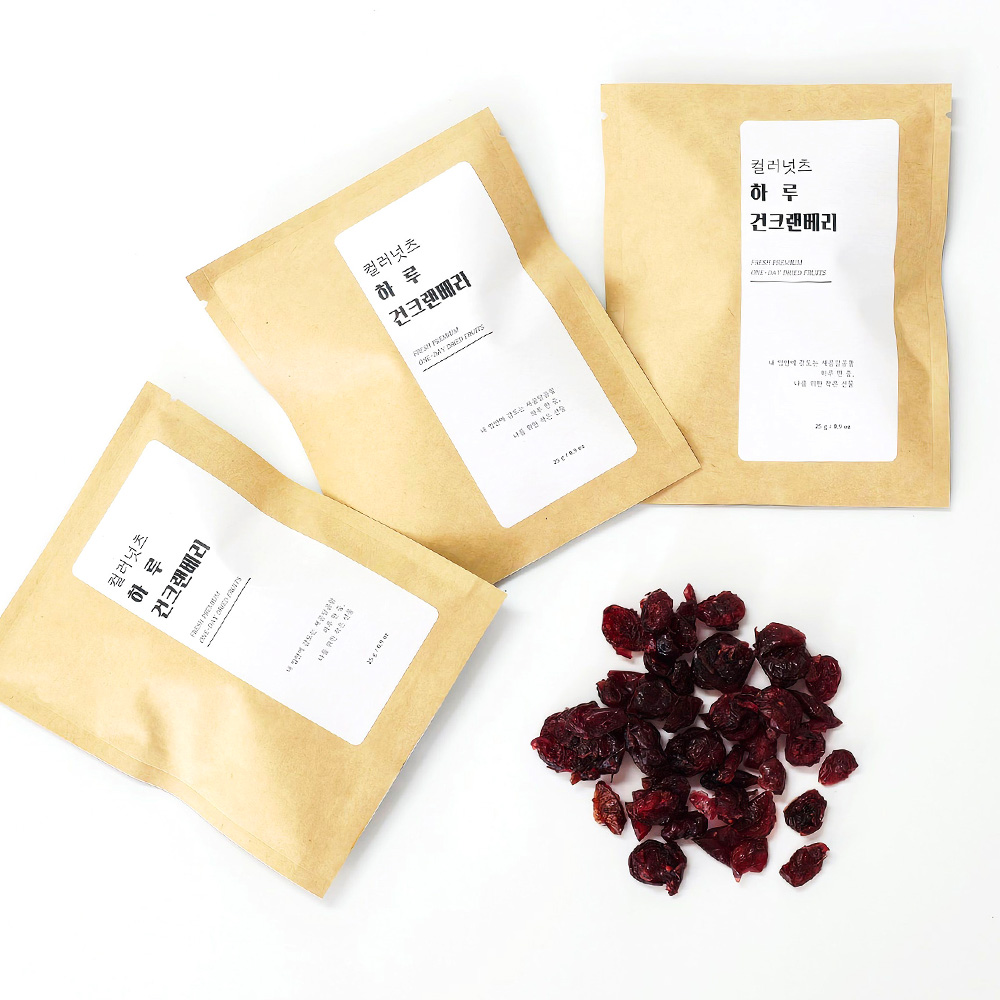 허니비 하루 건크랜베리 25g 30봉 건조 말린 크랜베리 - 상품 이미지