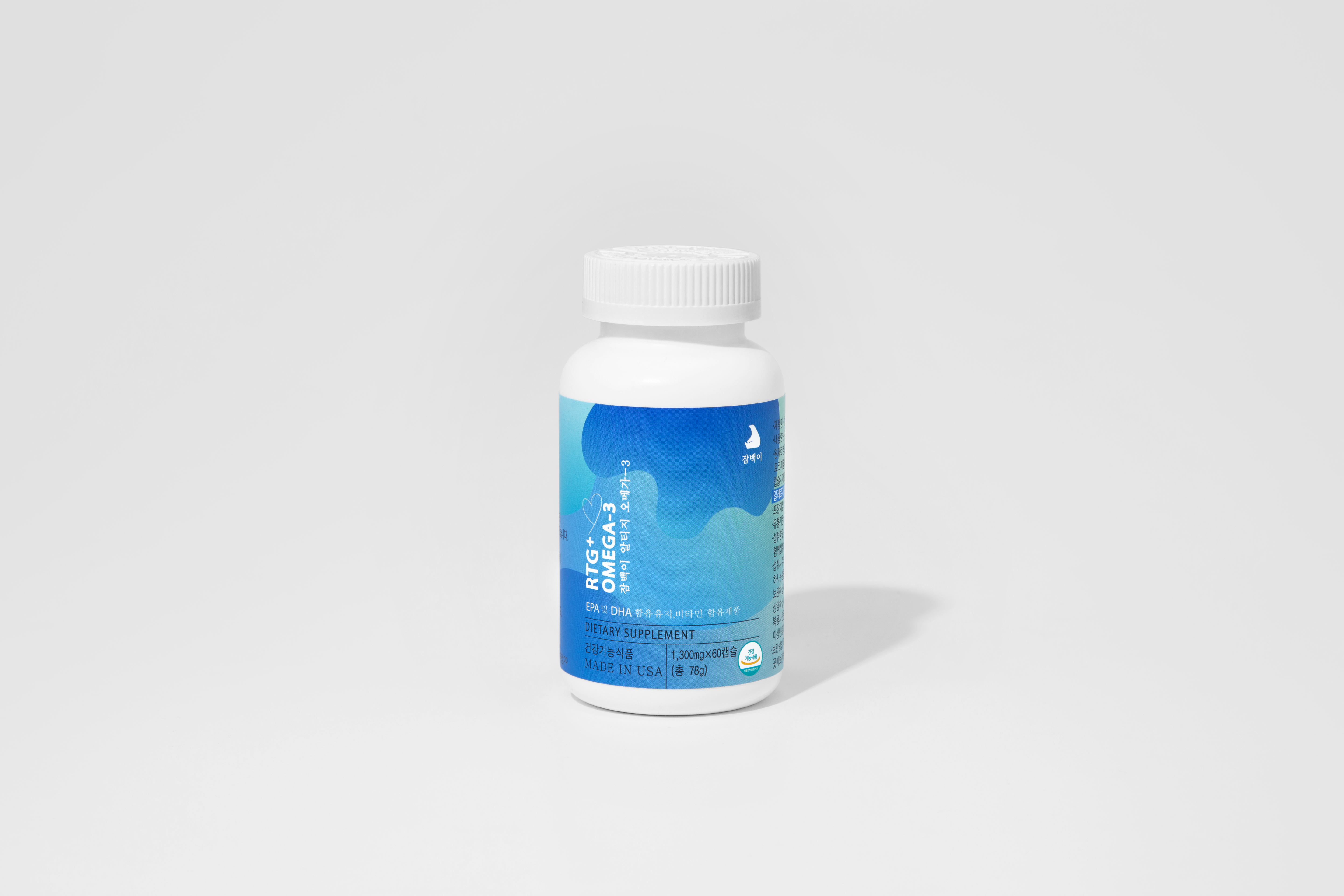 잠백이 초임계 알티지 오메가3 60정