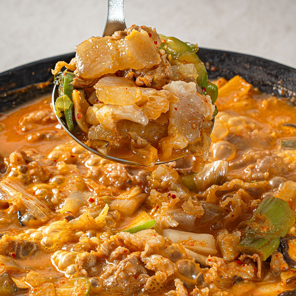 캠핑음식 요리 밀키트 우삼겹 스지 된장찌개 전골 - 상세 이미지 2