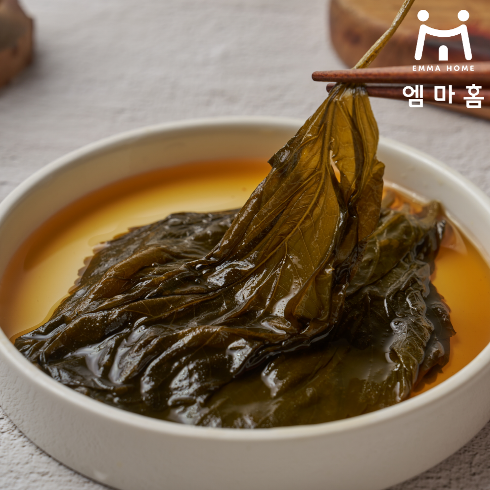 엠마홈 밥도둑반찬 매실 간장깻잎 깻잎장아찌 250g - 상품 이미지