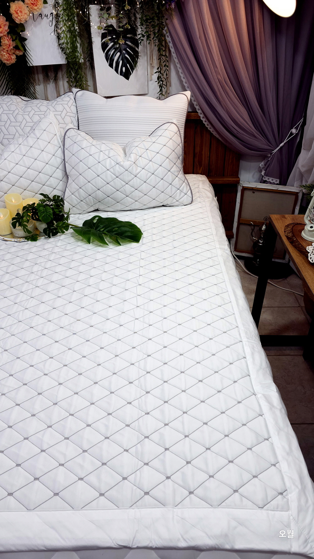 휴비스 듀라론냉감패드 여름 라지킹 이스턴킹 패밀리침대패드