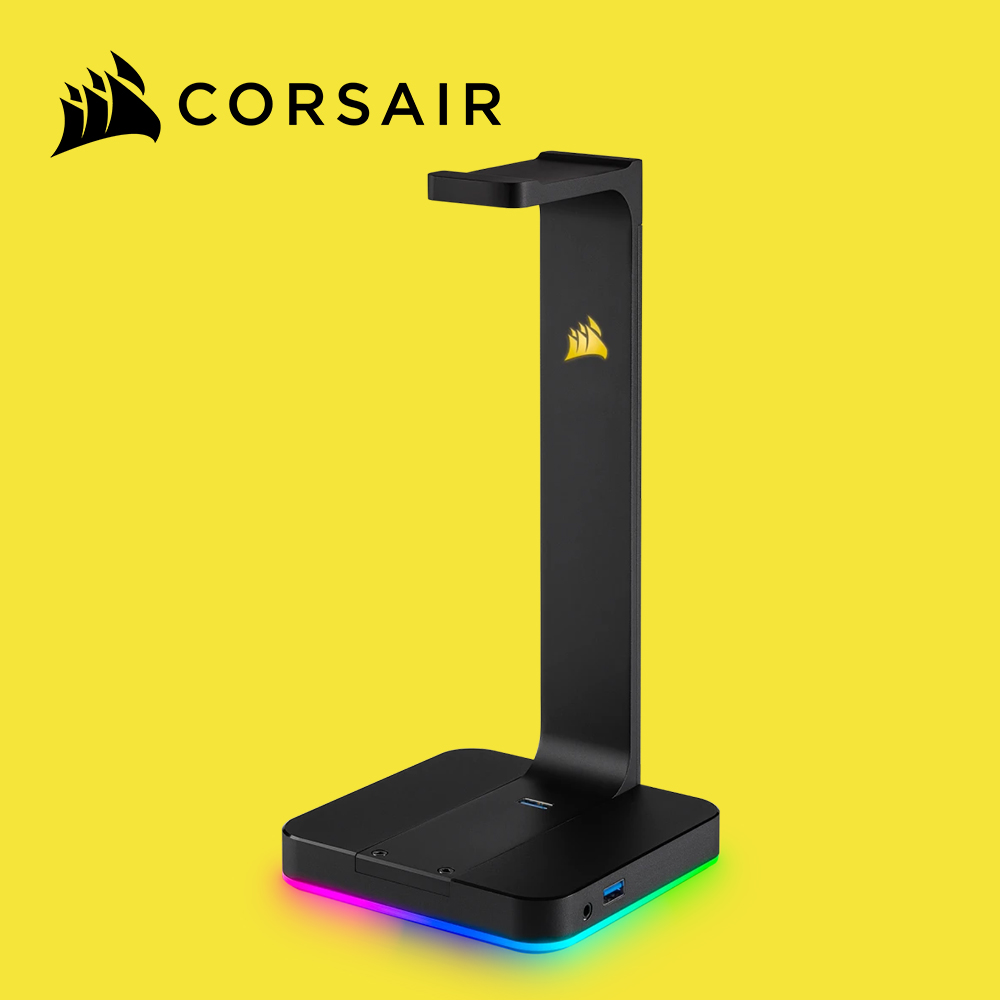 [국내정발] 커세어 ST100 RGB 헤드셋거치대 걸이 스탠드 - 상품 이미지