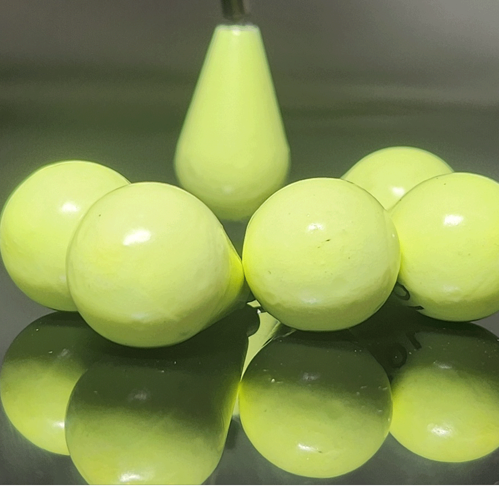 선상낚시 주꾸미 갑오징어 문어 고리 다운샷 낚시 야광 물방울 회전 봉돌 추 싱커 글로우 레몬, 30호 - 상세 이미지 2