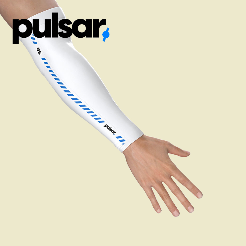 [국내정발] 펄사 게이밍팔토시 게임 e스포츠 화이트, 암 롱 L