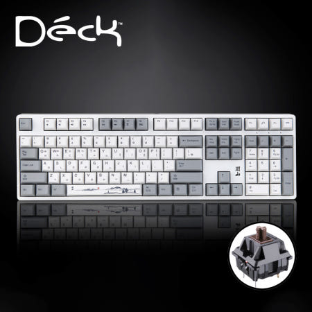 덱키보드 덱거북선 헤슘 풀배열 기계식 키보드 한산, 갈축