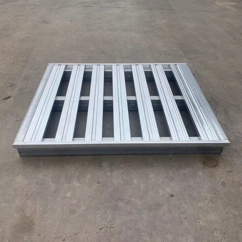 철제 파렛트 지게차 발판 화물차 적재 물류이송 택배 1100x1100x125mm(20kg) - 상세 이미지 5