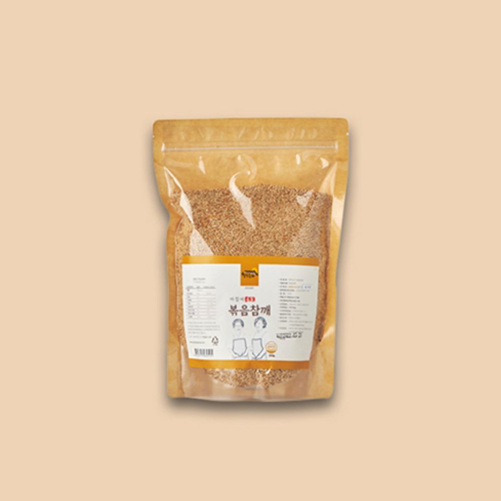 [행주농가] 프리미엄 직접 볶음참깨 500g (수입) 고양시니어 : 시니어마켓스토어