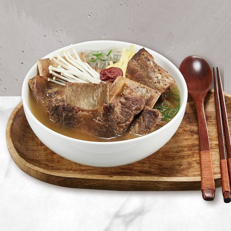 [국제식품] 초원농원 맛 그대로 진한육수 진짜 왕 갈비탕 1kg(1팩) : 포안직구