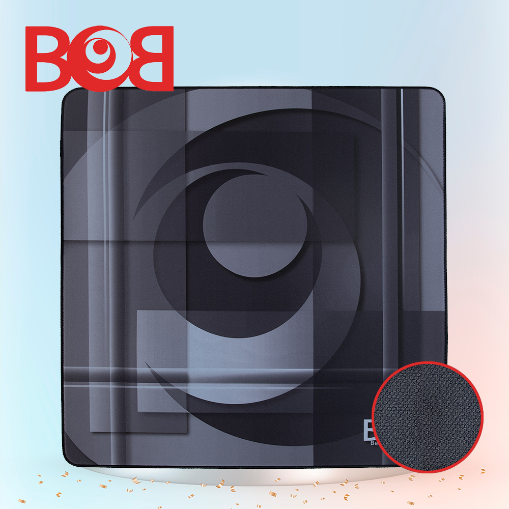 밥패드 BOB PRO V1 게이밍 마우스패드 컴퓨터 패드 블랙