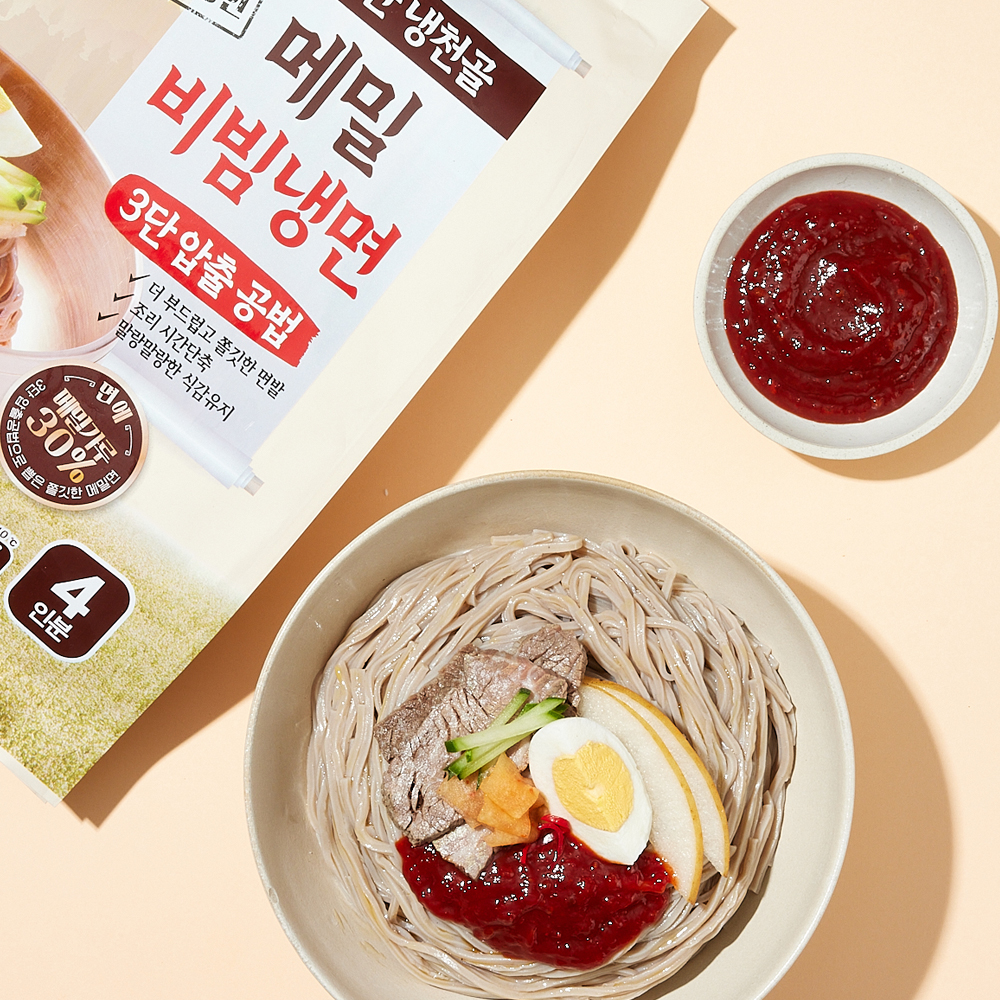칠갑농산 칠갑산 냉천골 메밀비빔냉면 928g (4인분) - 상세 이미지 3