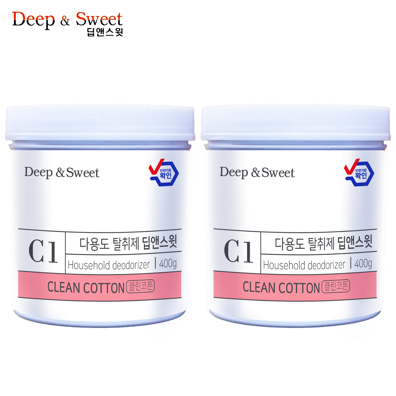 딥앤스윗 탈취제 실내 방 화장실 탈취제 담배 홀애비 냄새제거 고체 라벤더향, 1세트 - 상세 이미지 3