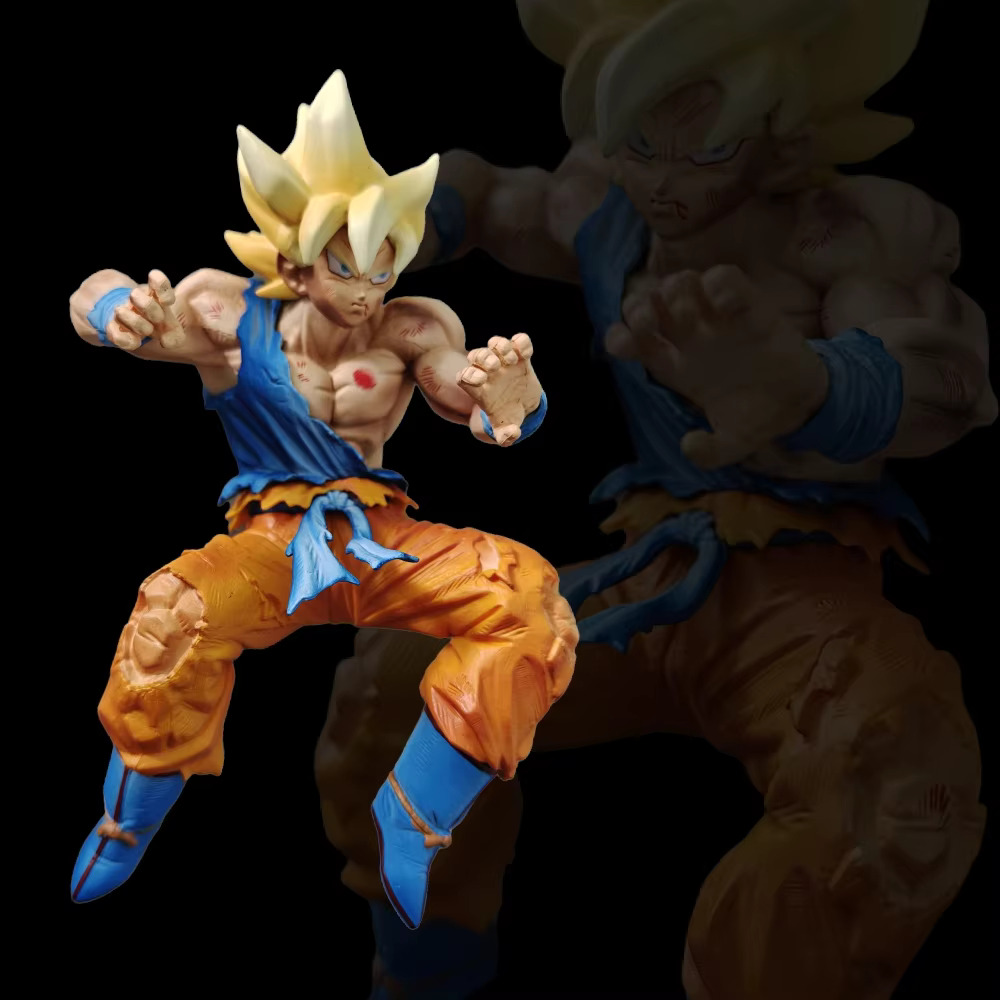 청사년 푸른 뱀 띠 산호뱀 보아뱀 동물 장식 피규어 굿즈 22cm 드래곤 볼 Z Ginyu Goku 그림 슈퍼 사이어인 손오공 액션 Pvc 동상 컬렉션 모델... 