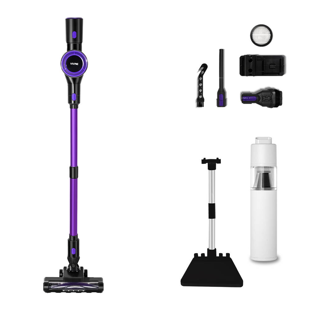 비브르 무선 청소기 BLDC 차이슨 진공청소기 VE25000 전용거치대+벽거치대+틈새노즐