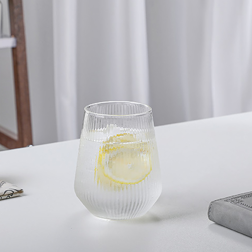 마린 내열유리컵 500ml, 2개, 플리츠 이미지 8