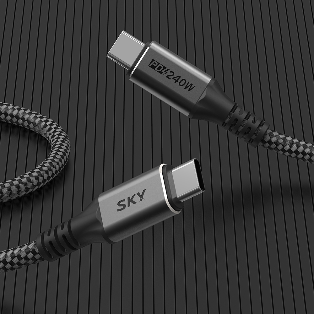비트 썬더볼트4 호환 240W CtoC 고속 충전케이블 USB4 40Gbps 1.2m - 상세 이미지 4
