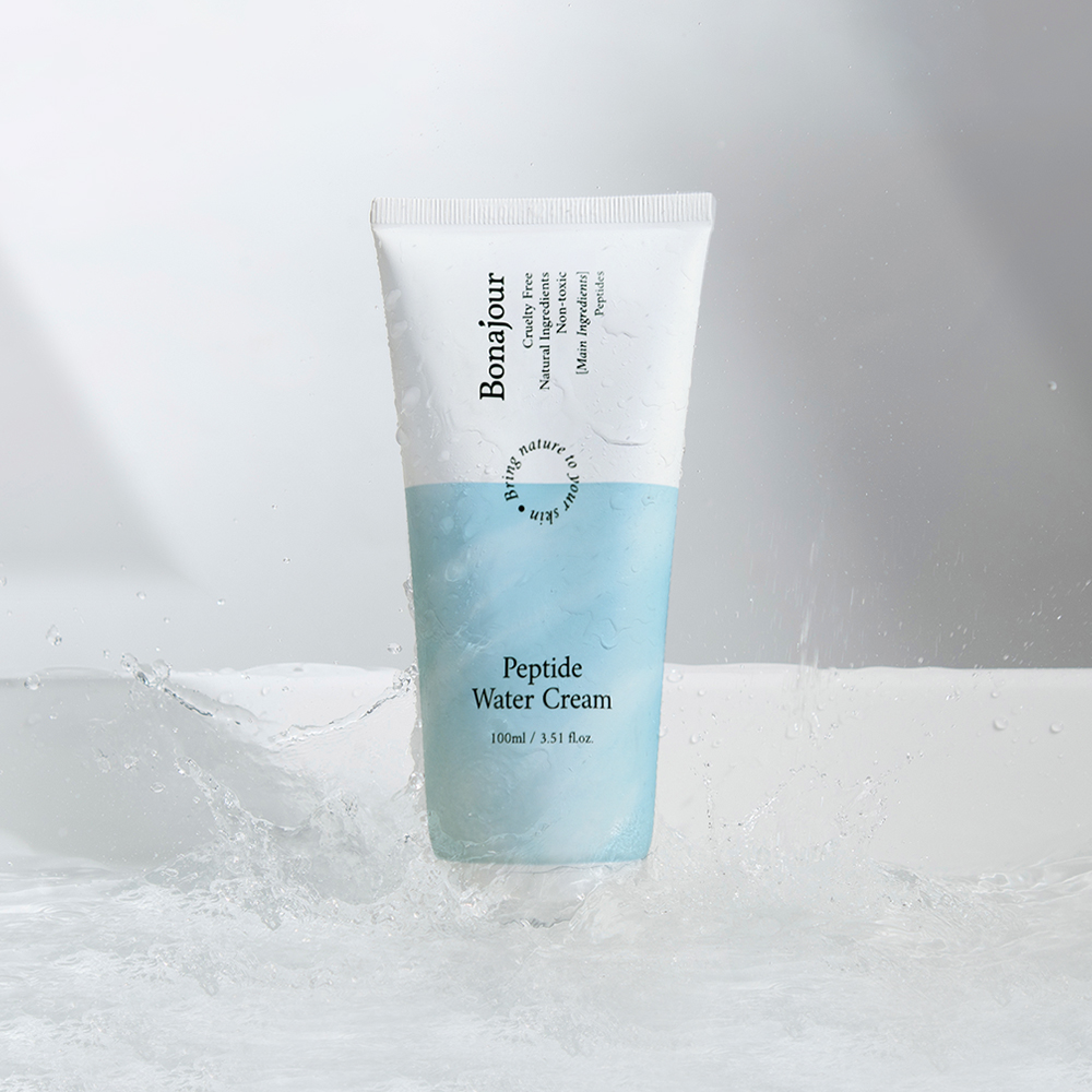 보나쥬르 비건 펩타이드 워터크림 100ml, 1개 - 상세 이미지 4