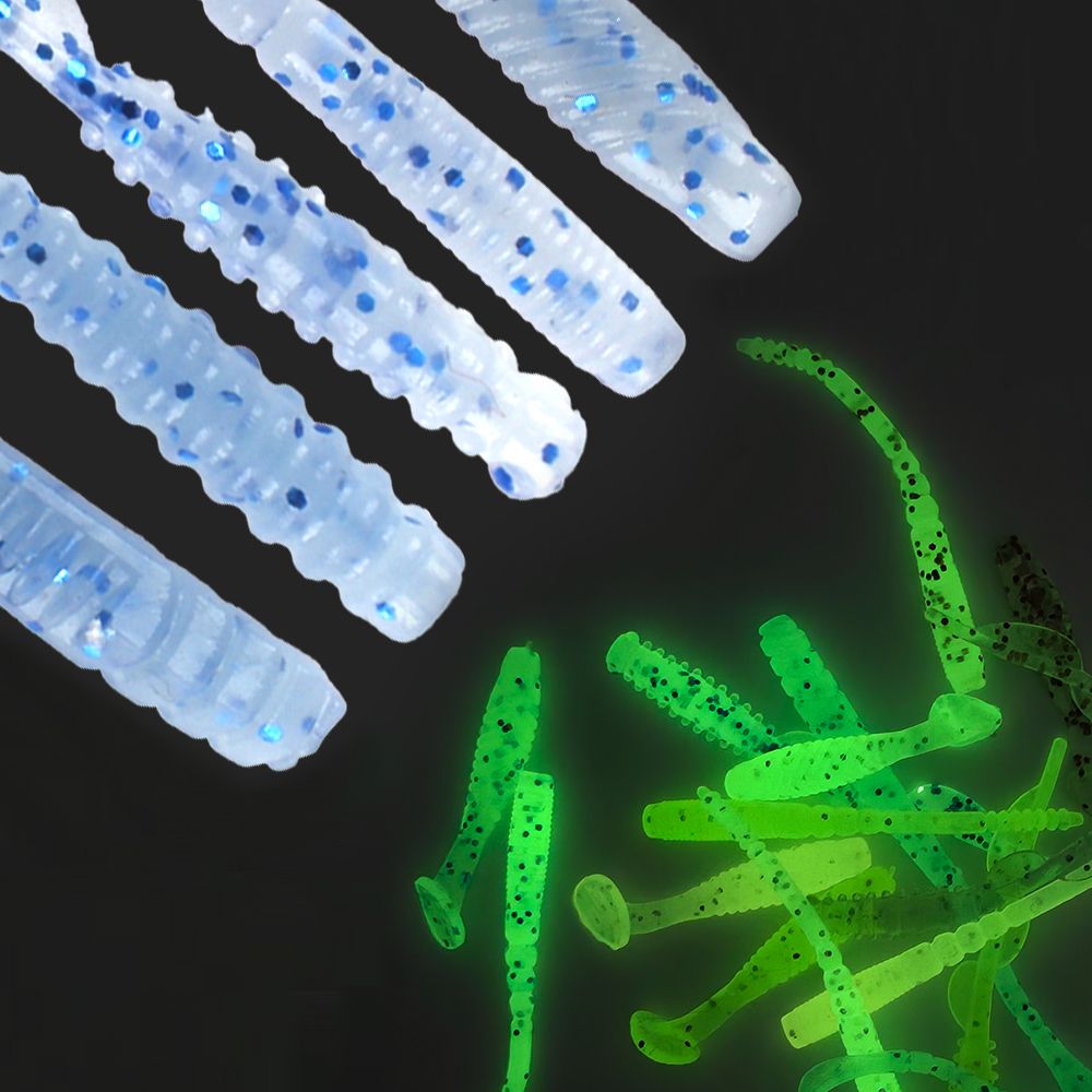 볼락웜 야광 실치 웜 전갱이 갈치 풀치 쉐드웜 바다 루어 낚시 채비 제품 이미지