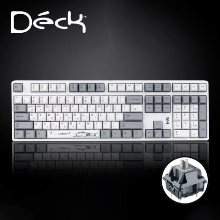 DECK 덱키보드 <b>덱</b><b>거북선</b> <b>헤슘</b> 풀배열 기계식 키보드 한산, 은축