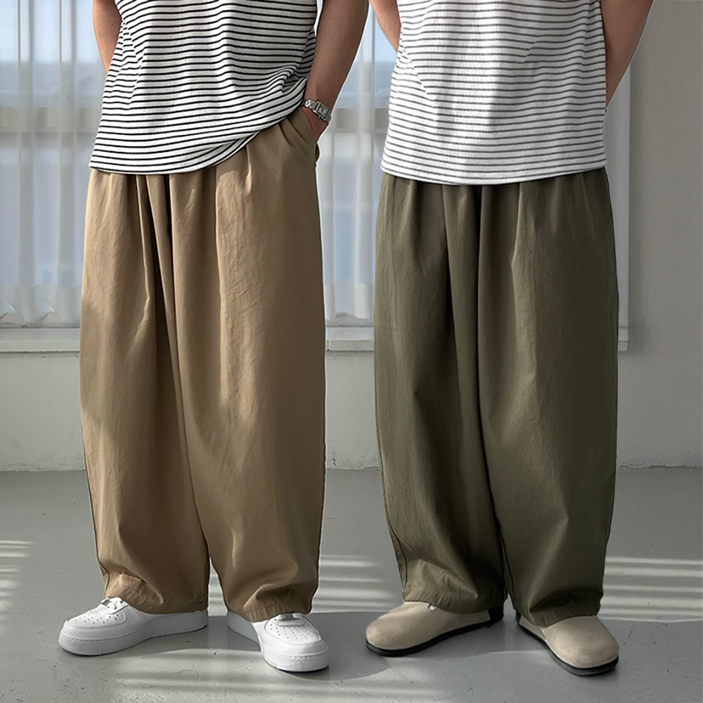 벌룬팬츠 통큰바지 남자통바지 - 상품 이미지