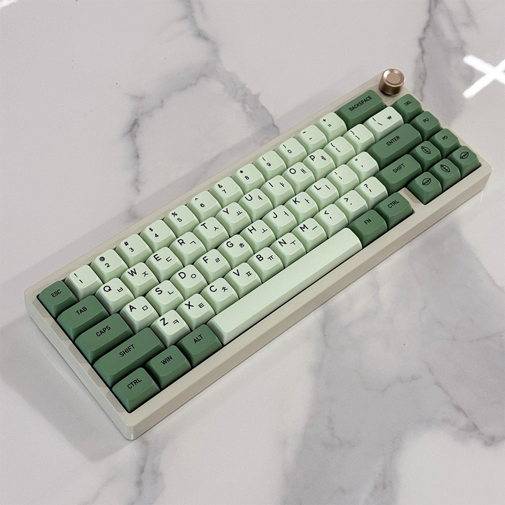 녹차키캡 말차키캡 한글 키보드 키캡 XDA PBT 염료승화 기계식 한무무