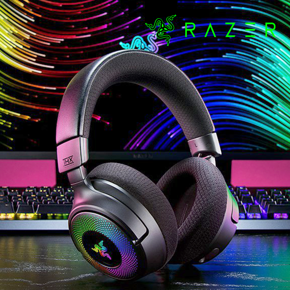 [국내정발] 레이저 크라켄 V4 블랙 무선 게이밍헤드셋