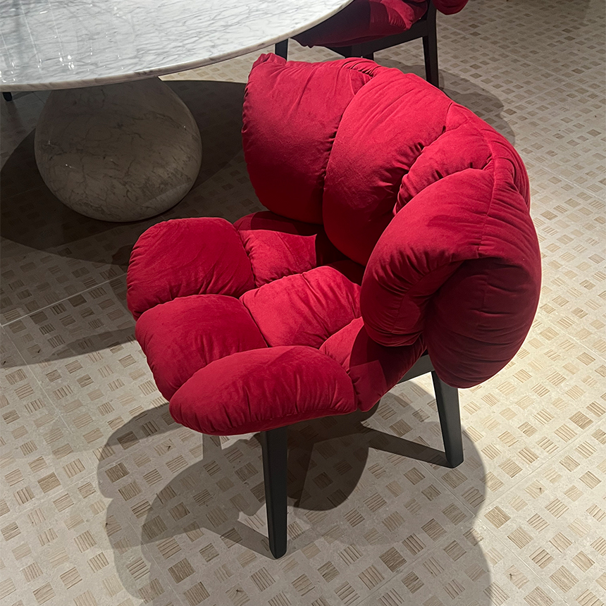 에드라 벨벳 인테리어 편한 식탁 카페 체어 Edra Velvet Chair - 상세 이미지 3
