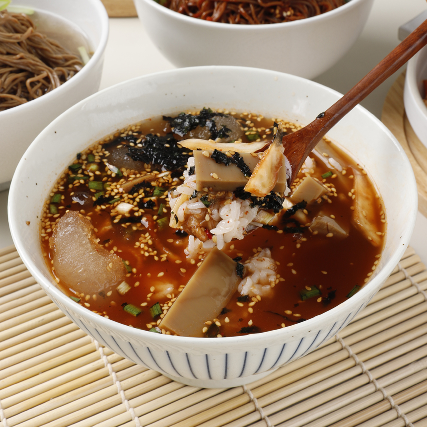 참도깨비 명인이 만든 전통 도토리묵 2팩 묵사발 육수 2팩 - 상세 이미지 2