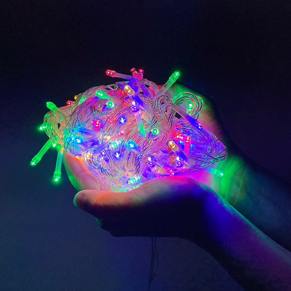 선세이브 LED 은하수전구 100구 크리스마스 트리 장식 인테리어 줄조명