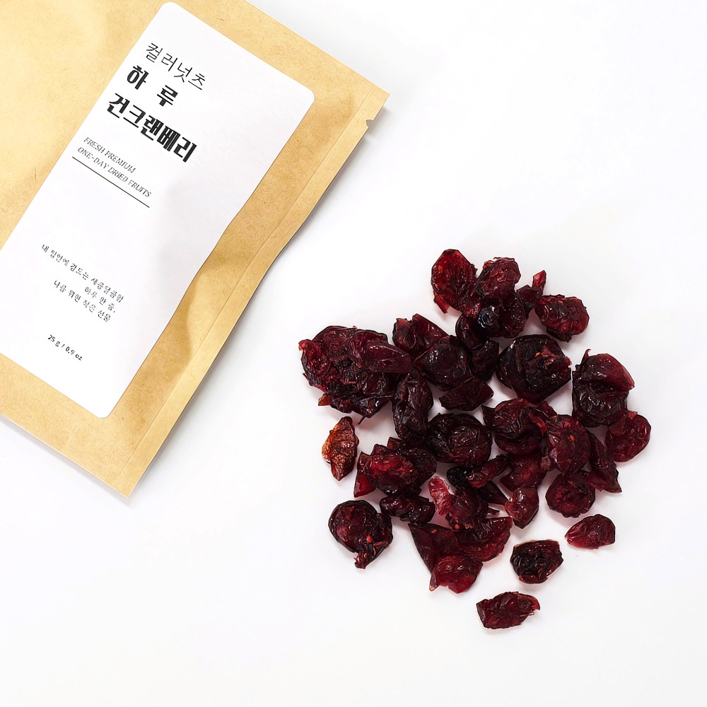 허니비 하루 건크랜베리 25g 30봉 건조 말린 크랜베리 - 상세 이미지 2