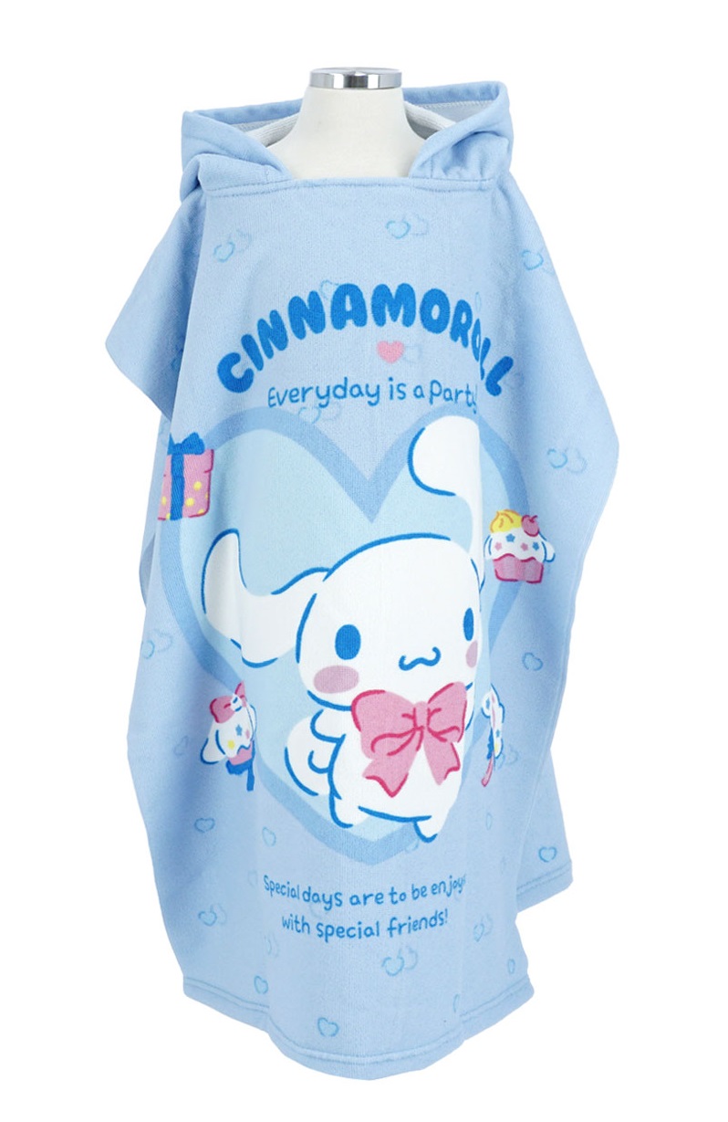 산리오 비치 가운 타올 마이멜로디 유아 주니어 후드 목욕 샤워