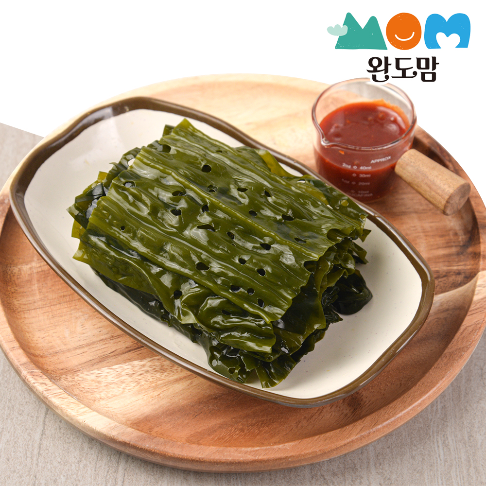 [완도맘]데친 곰피미역 120gx5팩 쇠미역 톳 꼬시래기 미역 바로먹는 손질된 곰피