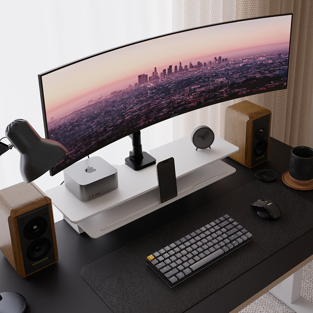 카멜마운트 MRS1 모니터 받침대 데스크 책상 클램프형 다용도 선반 거치대