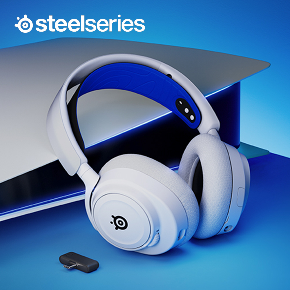 [국내정발] 스틸시리즈 아크티스 노바 무선 게이밍헤드셋 7P 화이트 PS 플스