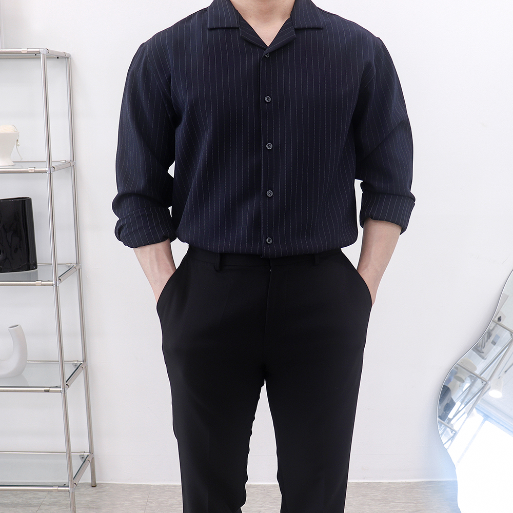 남자블랙셔츠 남성흰셔츠 스프라이트셔츠 - 상세 이미지 2
