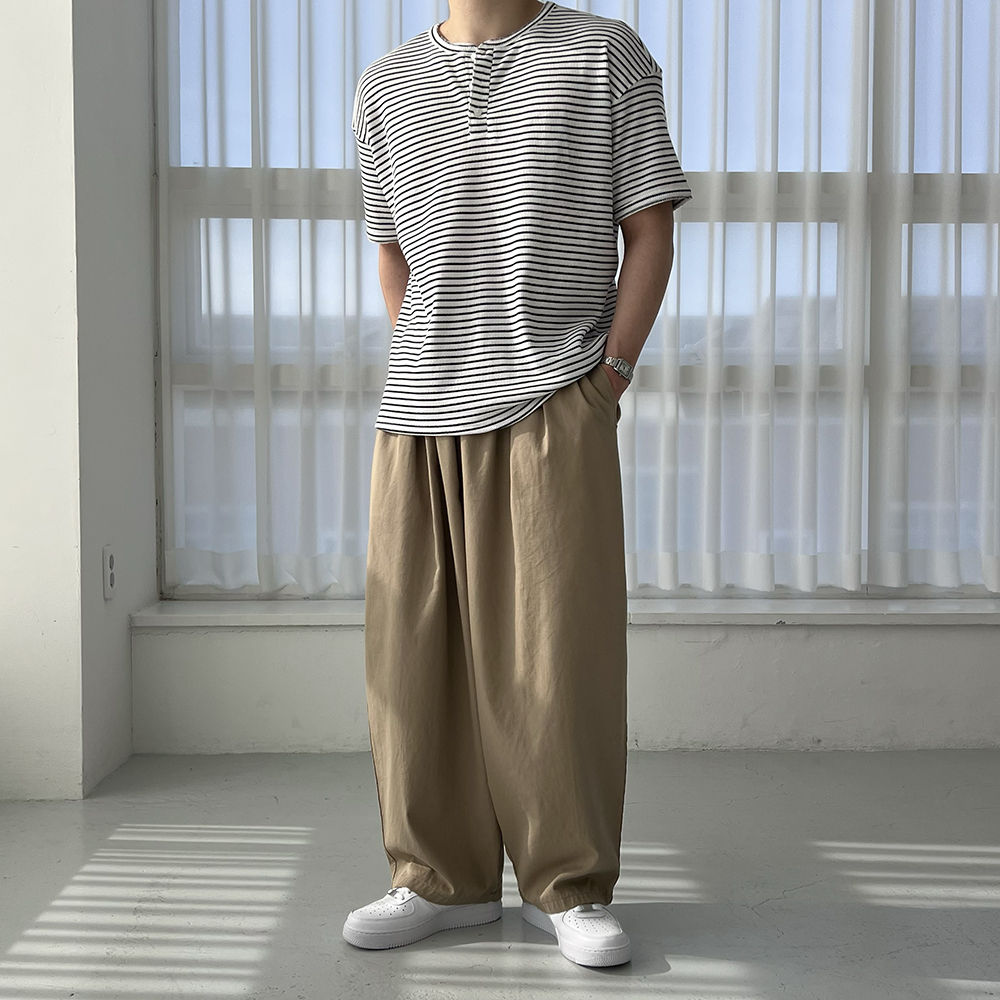 벌룬팬츠 통큰바지 남자통바지 - 상세 이미지 3